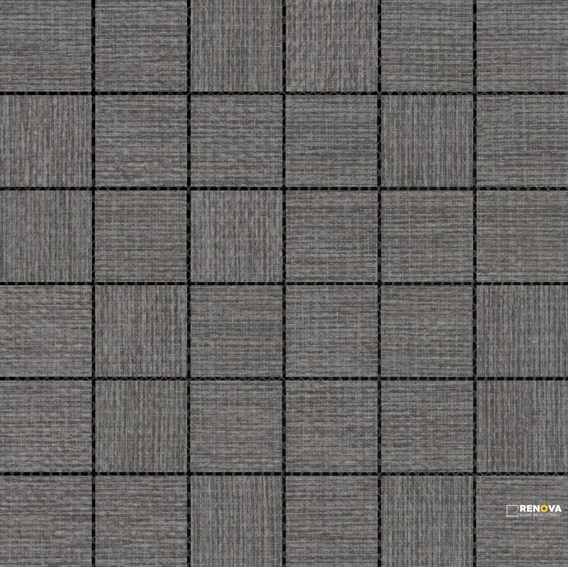 JUTE MATTE MOSAIC 2X2/12X12 7.5 MM - 3