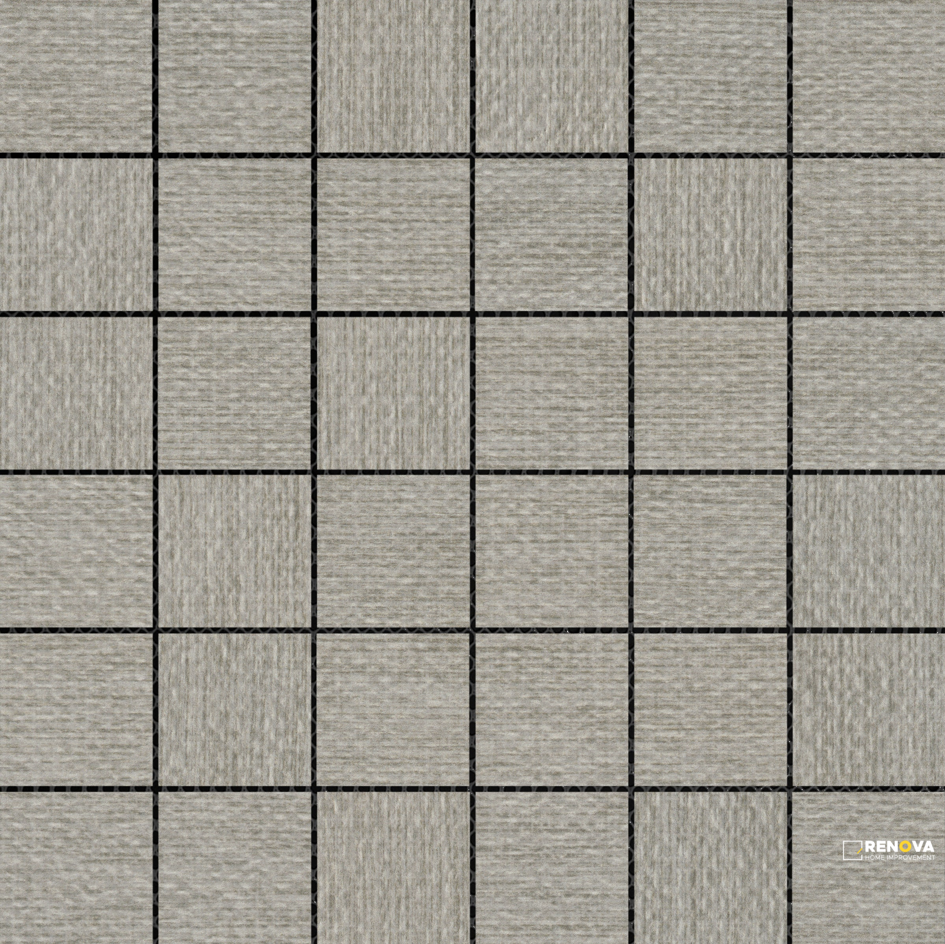 JUTE MATTE MOSAIC 2X2/12X12 7.5 MM - 5
