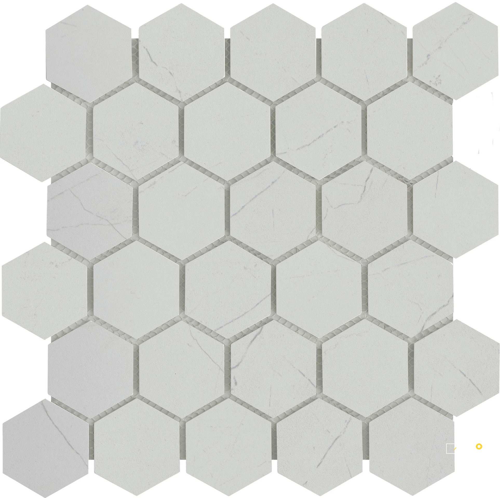 SOLARA MATTE 2IN HEXAGON MOSAIC 10X11 8.4MM - 3