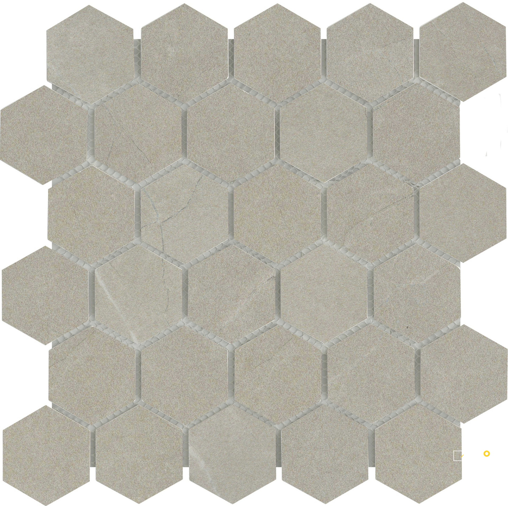 SOLARA MATTE 2IN HEXAGON MOSAIC 10X11 8.4MM - 5
