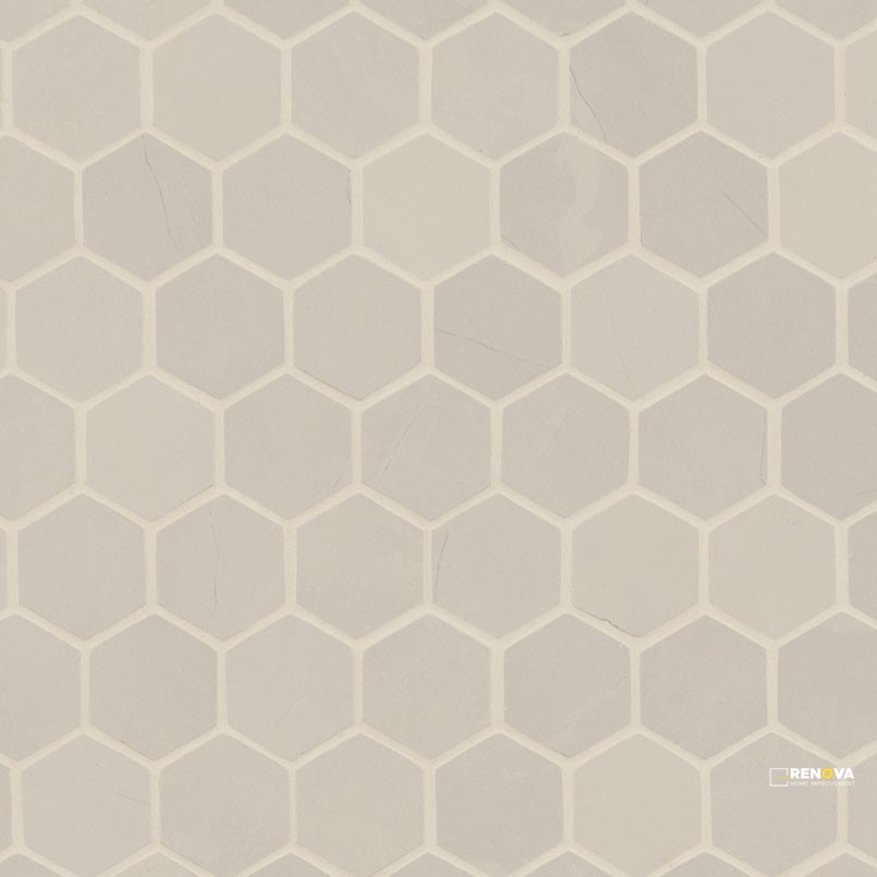SANDE IVORY 2X2 HEXAGON MATTE MOSAIC - 7
