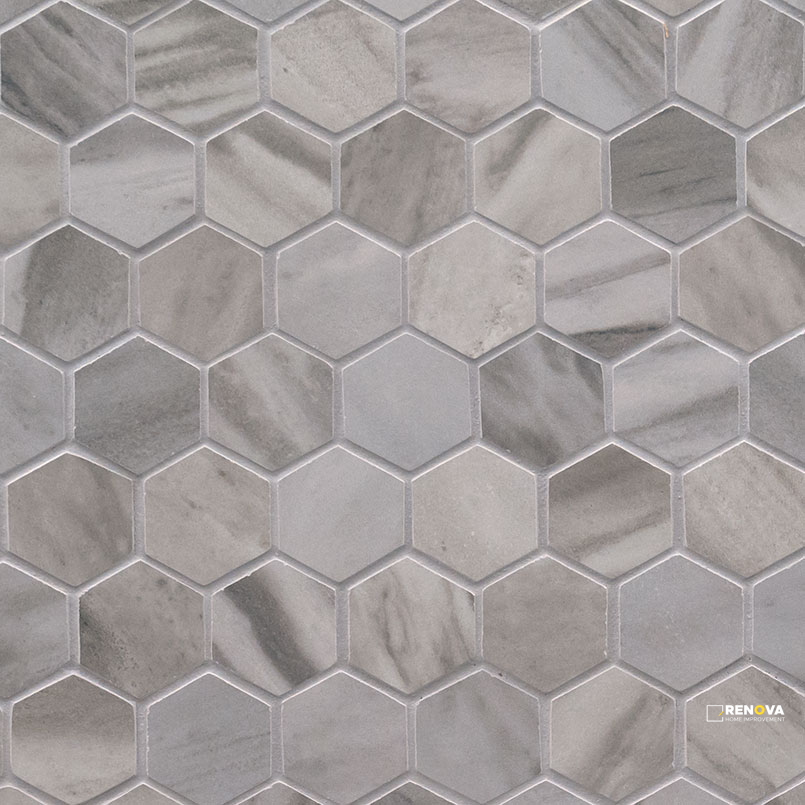 EDEN BARDIGLIO 2X2 HEX MATTE MOSAIC - 2