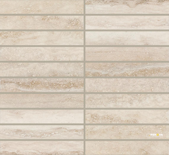 CALLIGO MATTE MICROBAN STACKED MOSAIC 1X6 - 12X10 - 4