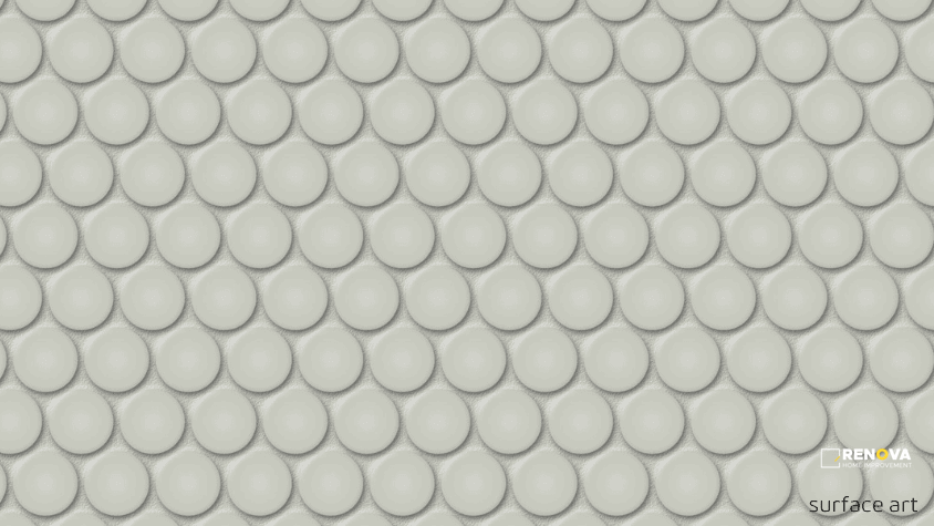 THOMPSON MATTE PENNY ROUND MOSAIC 3/4" - 10