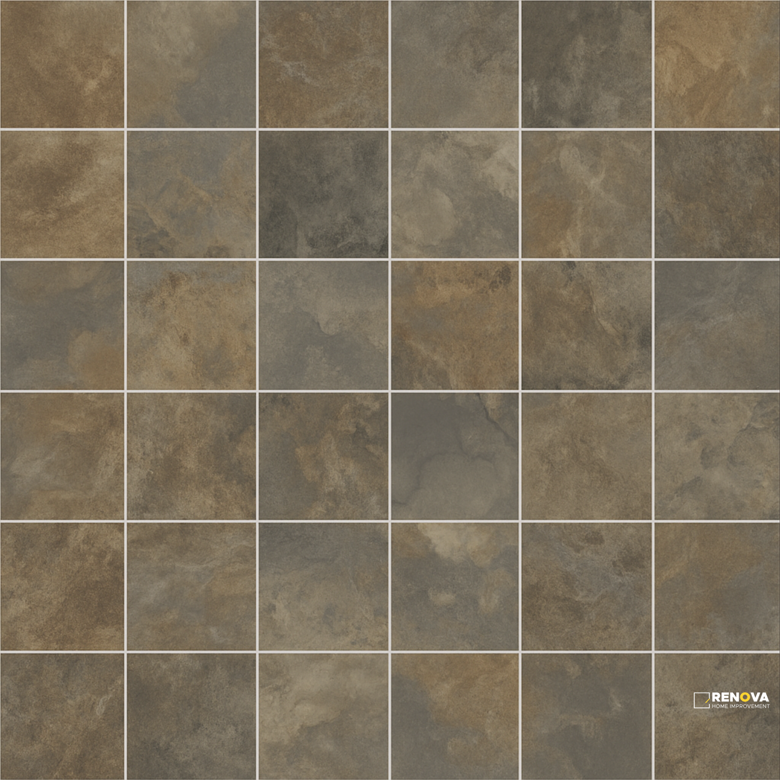SLATE MOSAIC 2" X 2" - 10