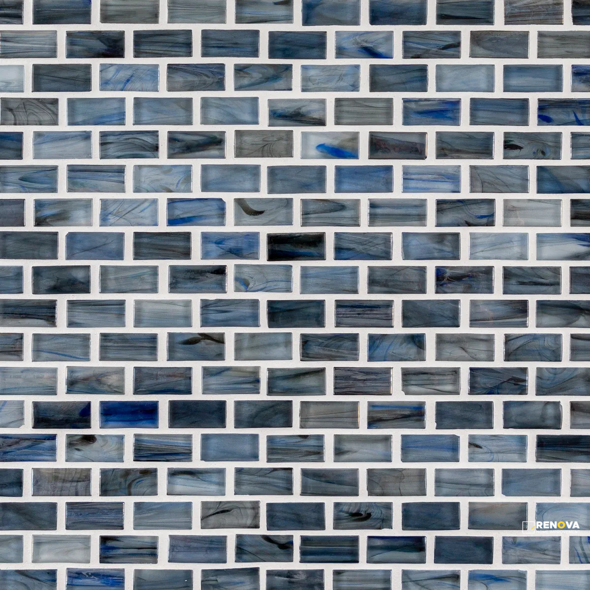 CHAPTER ES - ESSENTIALS WATER RIPPLE GLASS MOSAIC 11.50" X 11.50" - 6