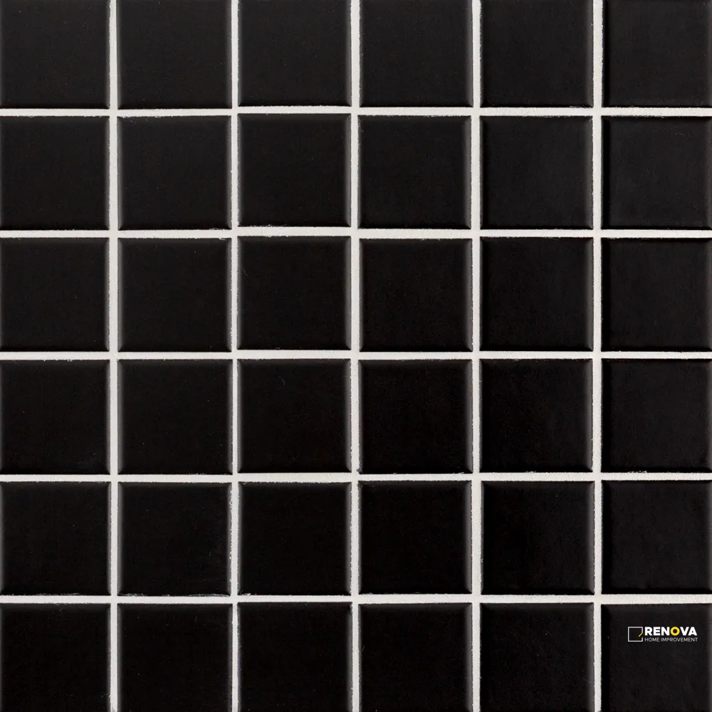 CHAPTER ES - ESSENTIALS BLACK MATTE SQUARE MOSAIC 2" - 5