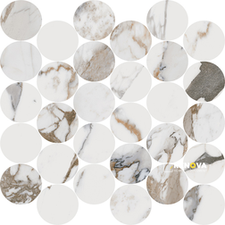 INDULGE POLISHED CIRCLE MOSAIC 2.5" - M2.5CIR - 8