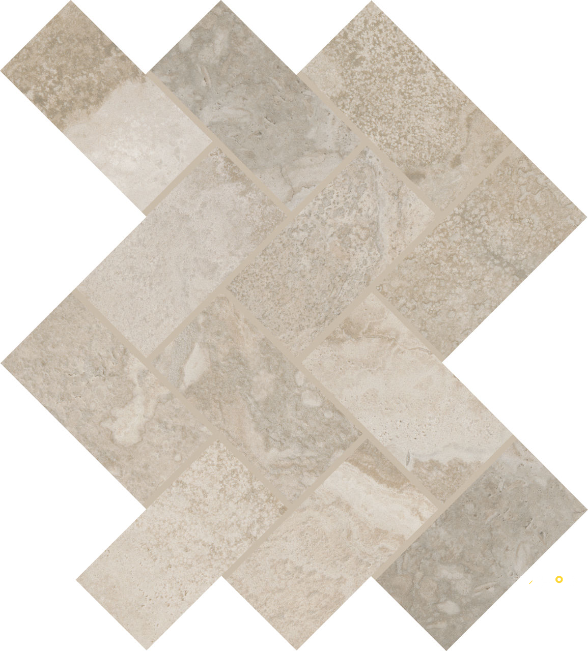 ARCHAIA MATTE HERRINGBONE MOSAIC 2X4 - 5