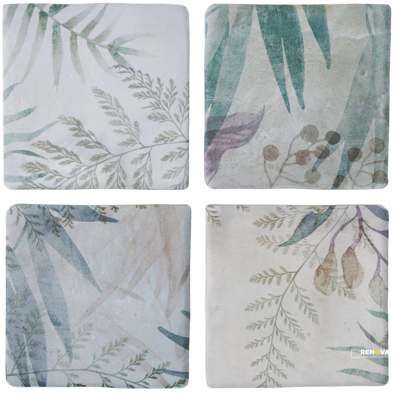 WOW WELLNESS AQUA DECOR 4.3" X 4.3" - 12