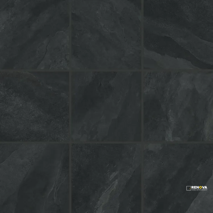 MAGNIFICA ERA PIETRA SCURA HONED MOSAIC 4" X 4" - 2