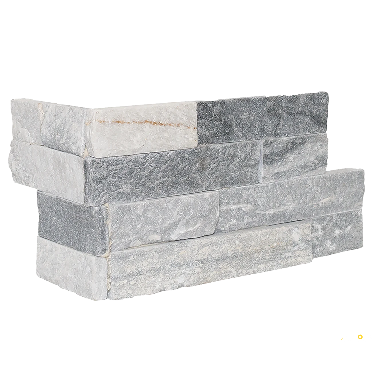 ALPINE GREY NATURAL CLEFT LEDGER PANEL 6" X 24"