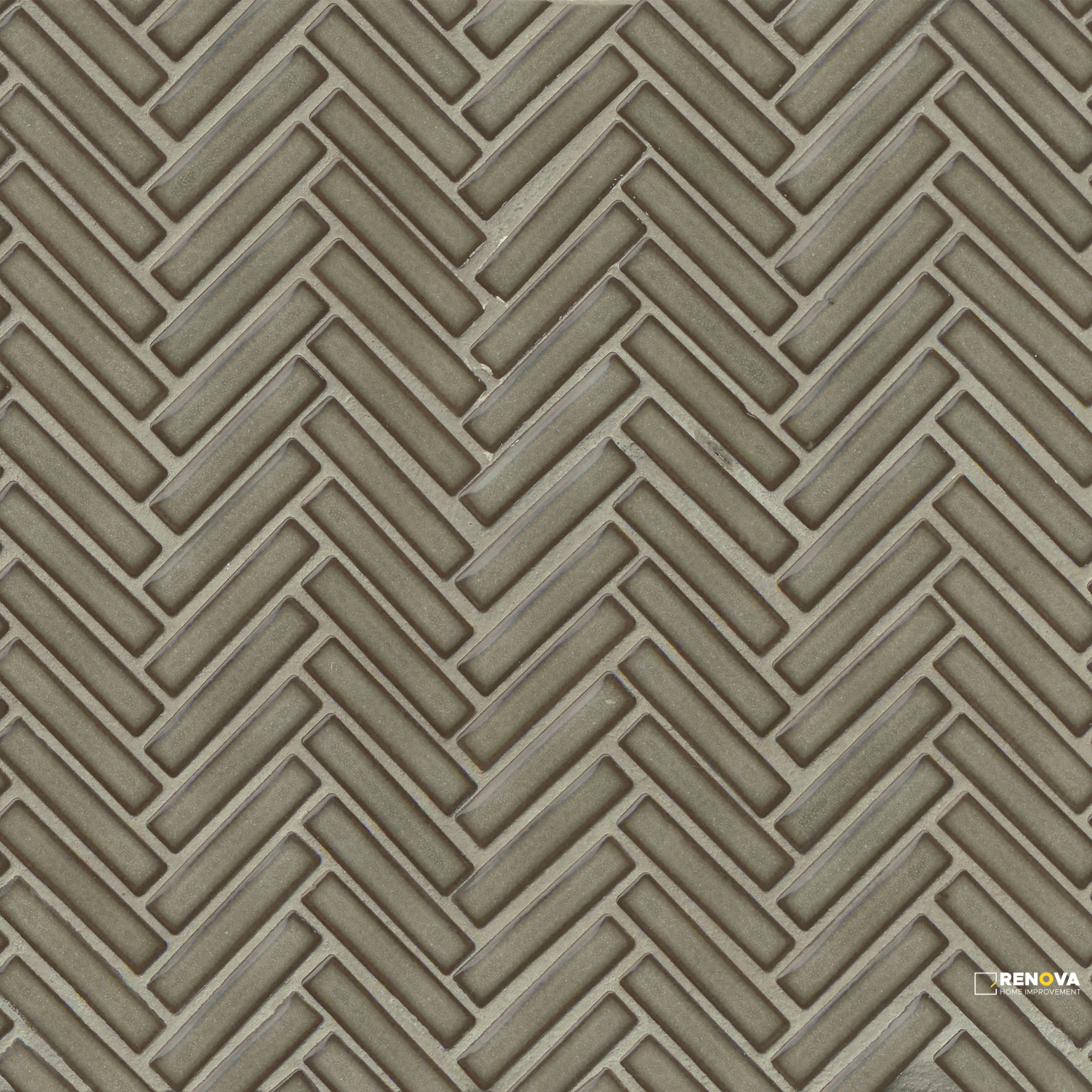 90 DEGREE GLOSS HERRINGBONE MOSAIC 1/2" X 2" - 9