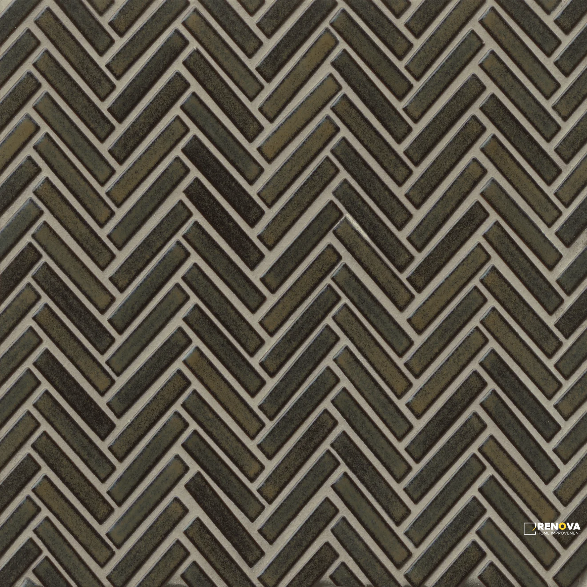 90 DEGREE GLOSS HERRINGBONE MOSAIC 1/2" X 2" - 13