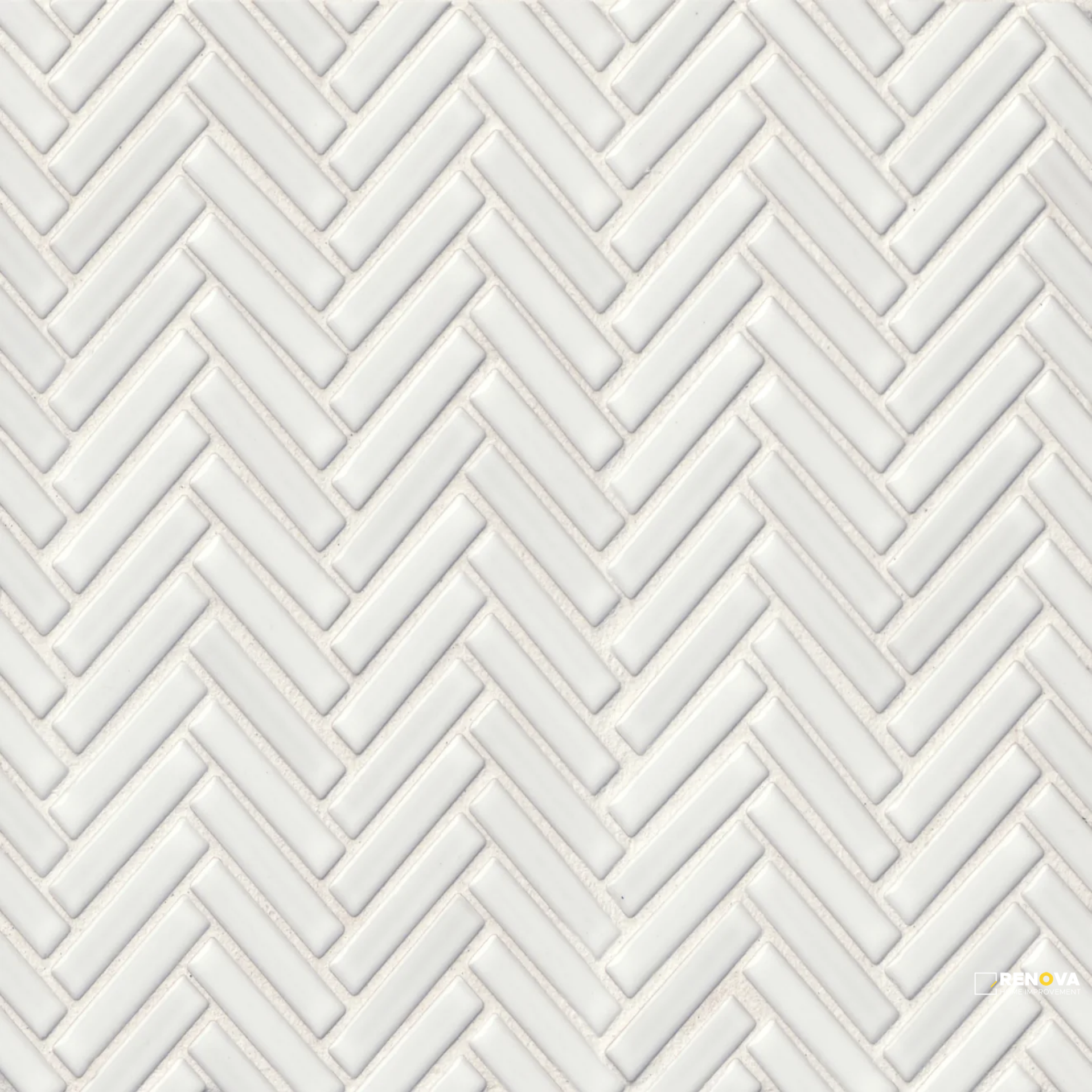 90 DEGREE GLOSS HERRINGBONE MOSAIC 1/2" X 2" - 14