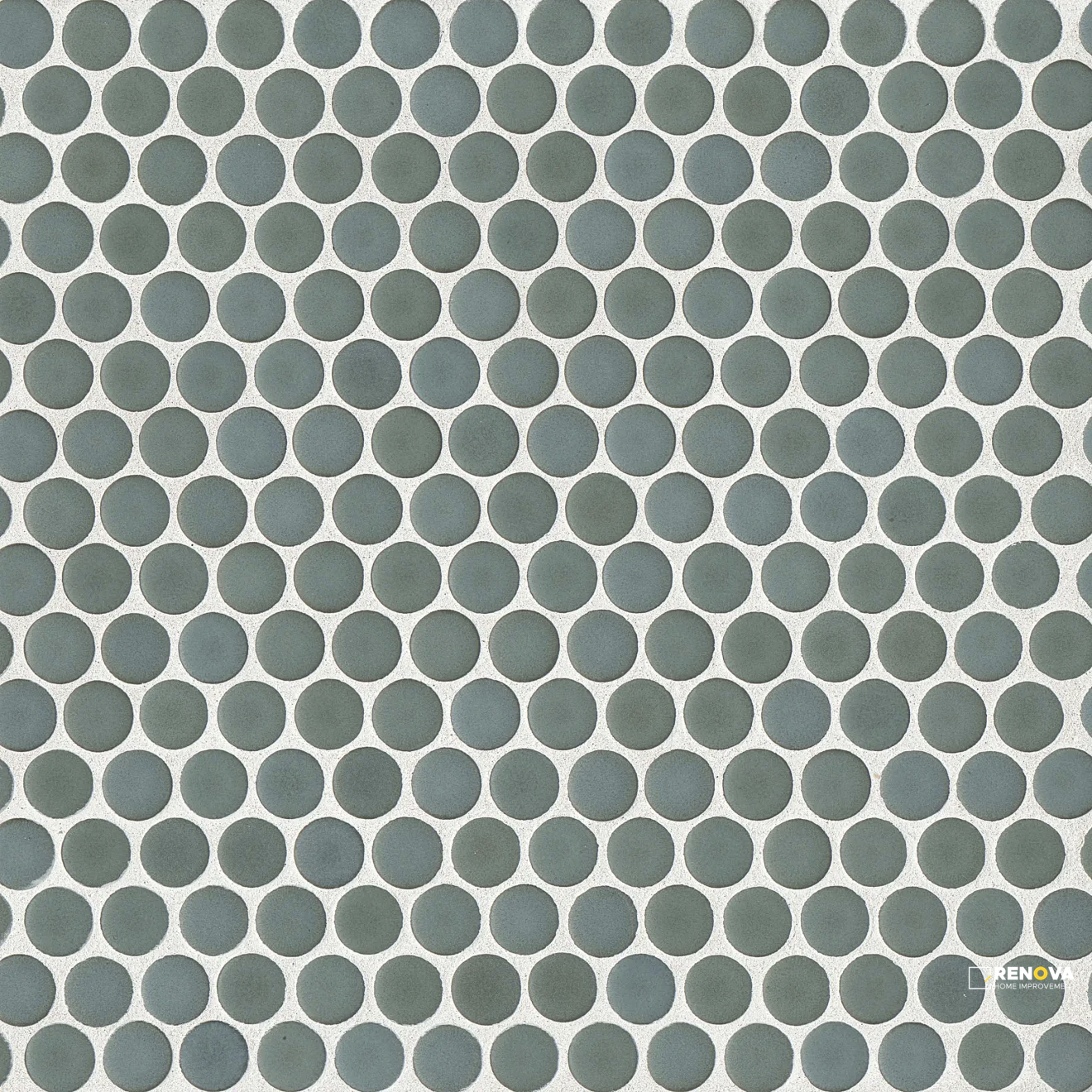 360 MATTE PENNY ROUND MOSAIC 3/4" - 15