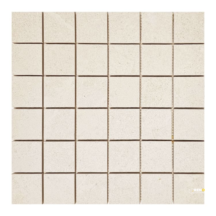 TUNE IVORY SQUARE MOSAIC 12" X 12" - 2