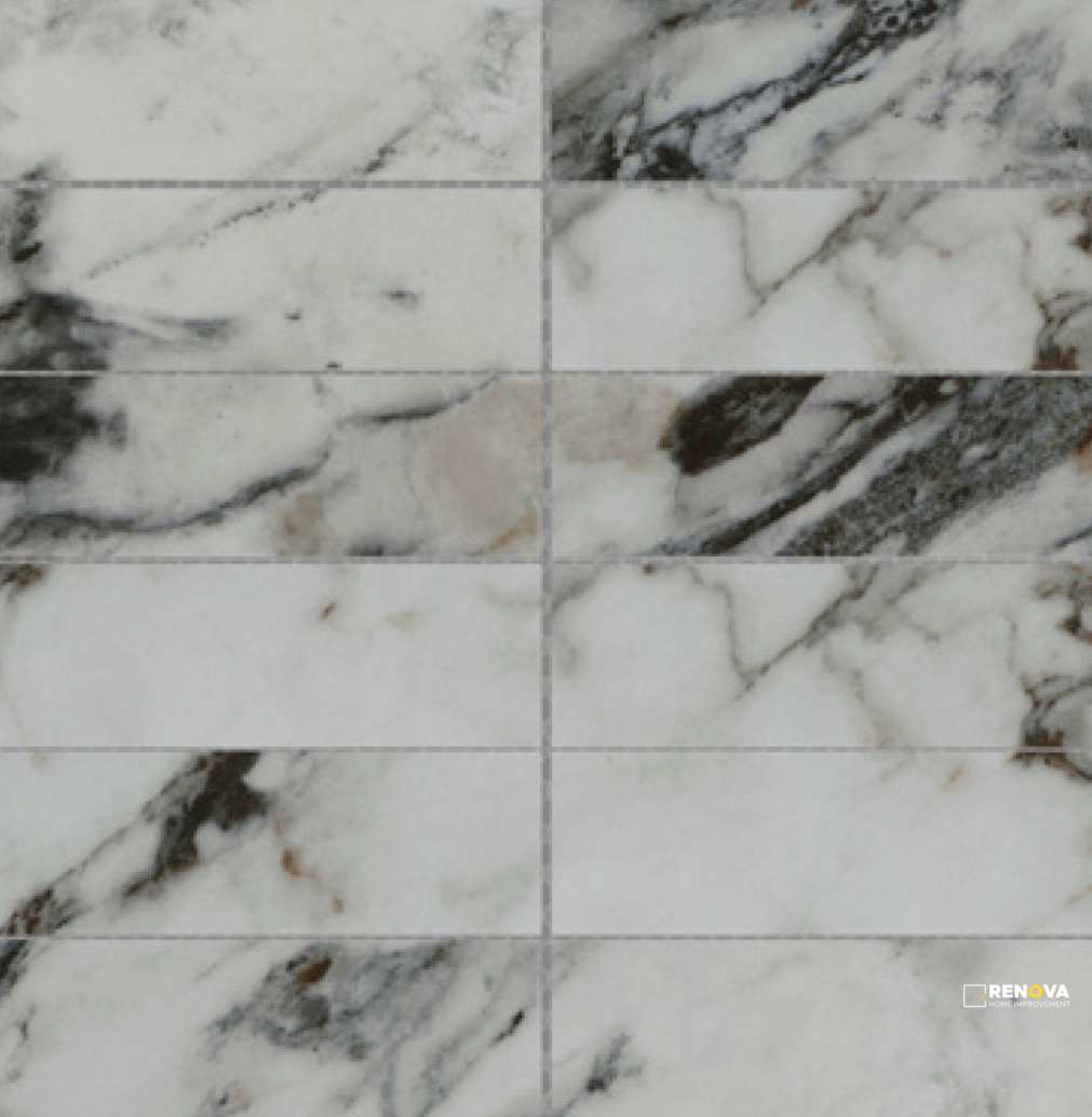 PARKVIEW POLISHED STACKED MOSAIC 2X6/12X12 - 3