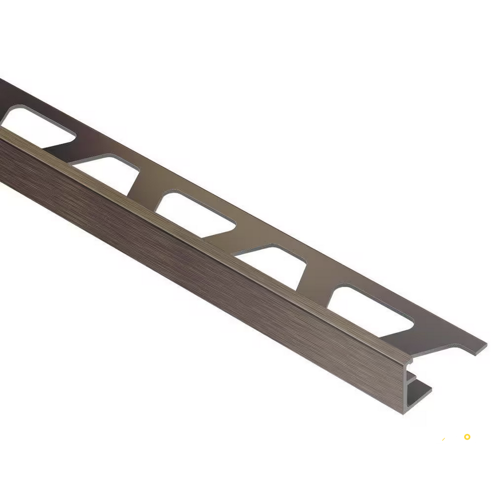 KERDI SCHLUTER SCHIENE A100ABGB ANTIQUE BRONZE "L" SHAPED EDGE TRIM 3/8" - ARIA100ABGB - 2