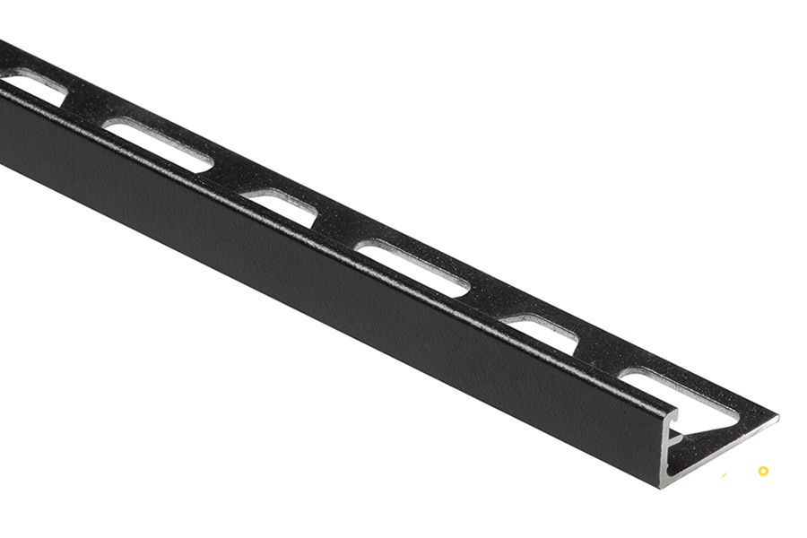 KERDI SCHLUTER TRENDLINE SCHIENE A100MGS MATTE BLACK COLOR COATED 3/8" - 6