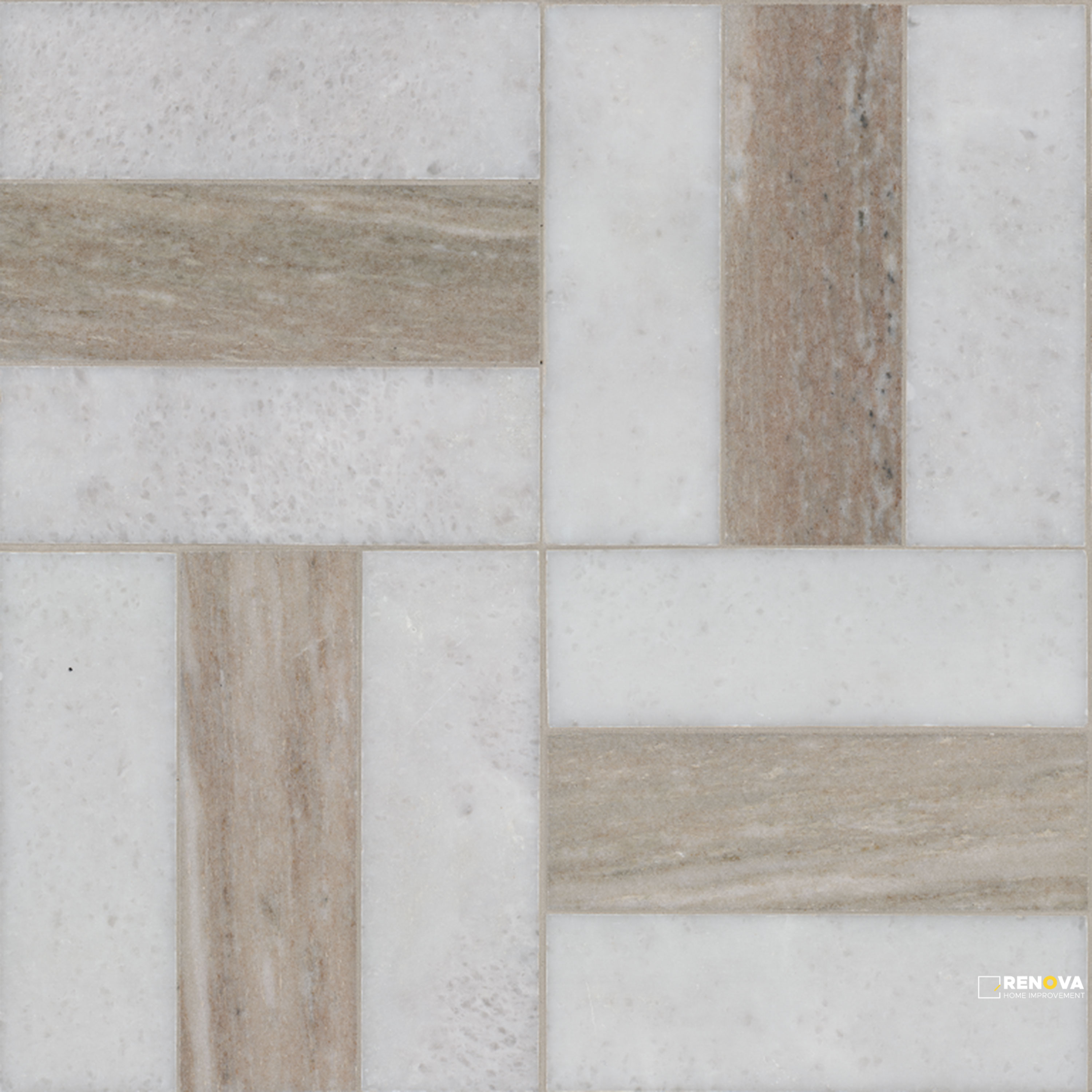 WINSLOW WEAVE POLISHED 10MM MOSAIC - 6