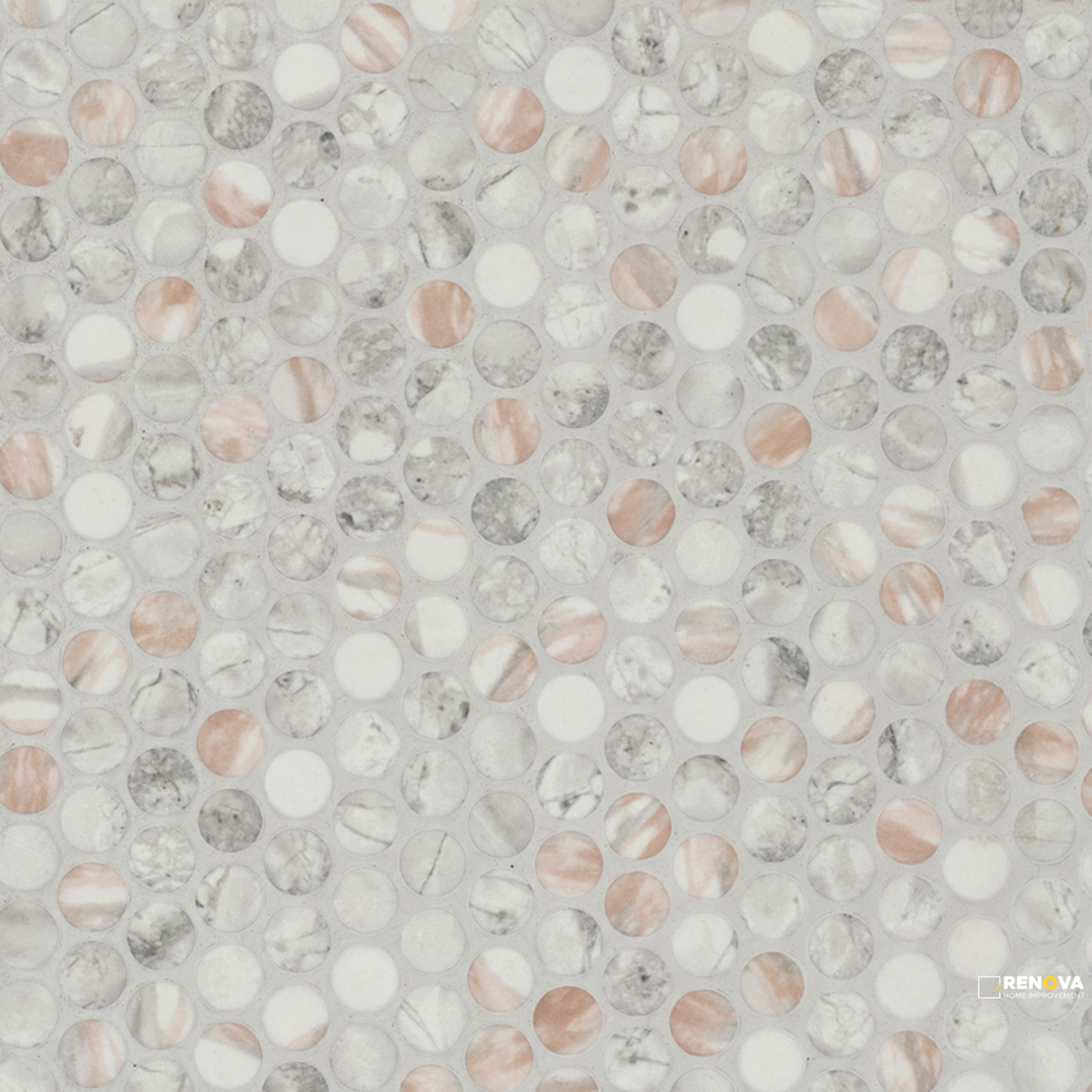 BRIAR ROSA PENNYROUND 6MM MOSAIC - 6