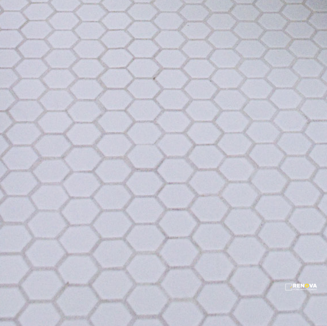 AURORA HEX MOSAIC 1" MATTE WHITE - TILSHO135 - 5