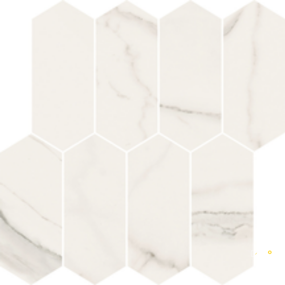 PRECIOUS HDP GLOSSY HEXAGON MOSAIC 12" X 12" - M12HEX - 3