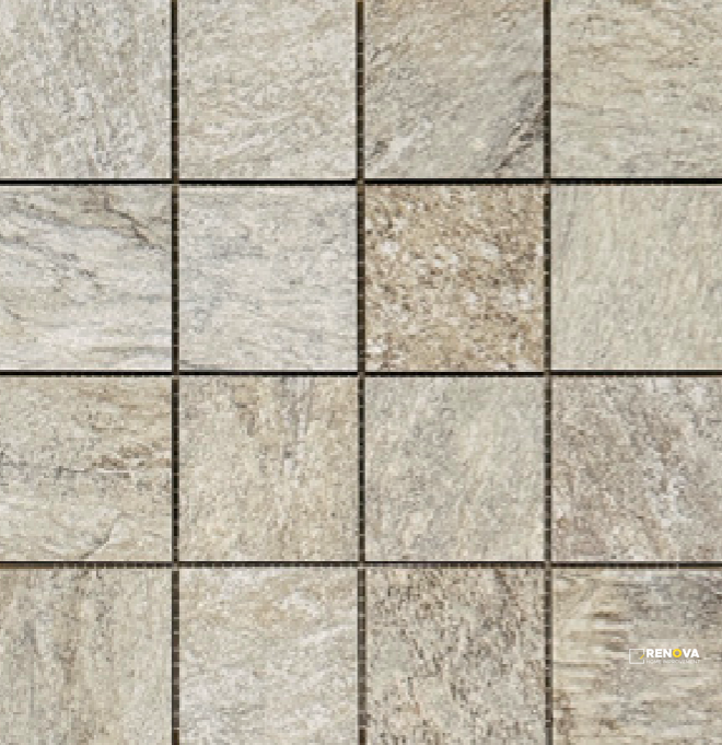 MILLENNIUM QUARTZ MOSAIC 3" X 3" - 5