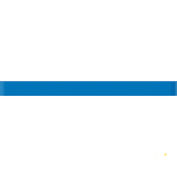 CROSSVILLE GLASS BLOX BLUE GROTTO 1/2X6 LINER BAR - 2