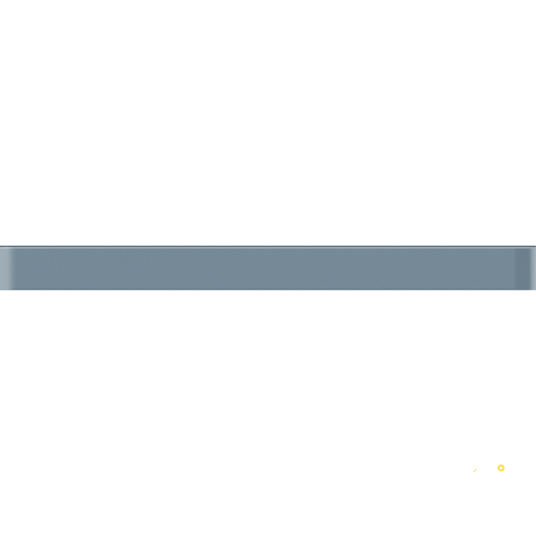 CROSSVILLE GLASS BLOX BLUE HAZE 1/2X6 LINER BAR - 2