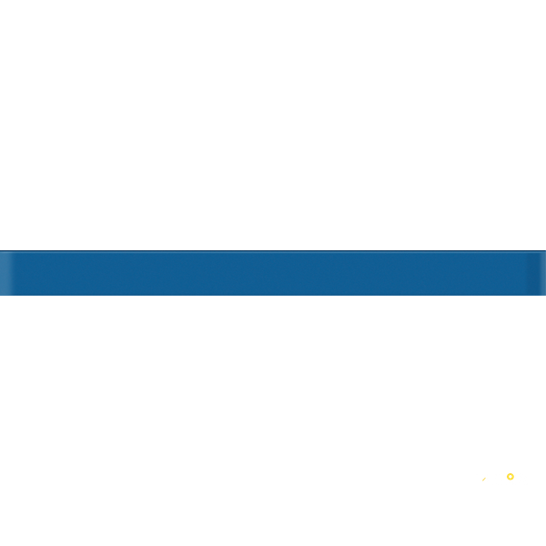 CROSSVILLE GLASS BLOX SAPPHIRE 1/2X6 LINER BAR - 2