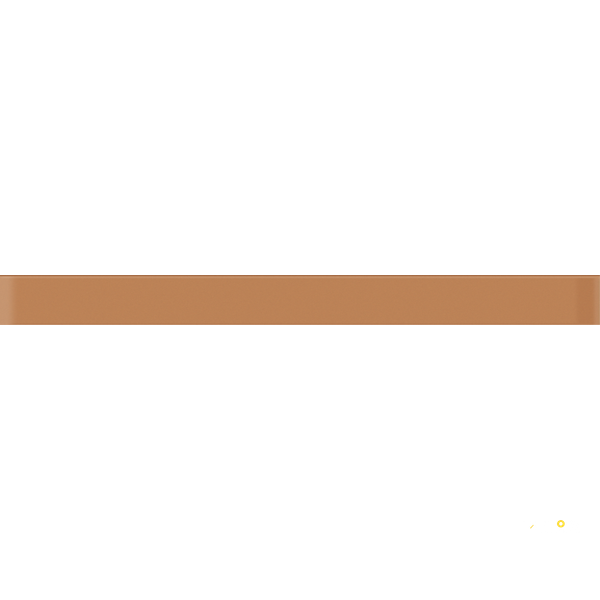 CROSSVILLE GLASS BLOX HONEY 1/2X6 LINER BAR - 2