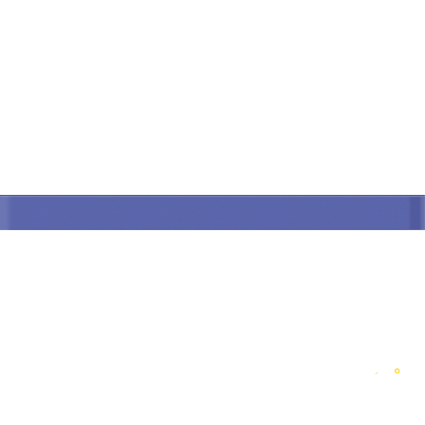 CROSSVILLE GLASS BLOX PURPLE ZING 1/2X6 LINER BAR - 2