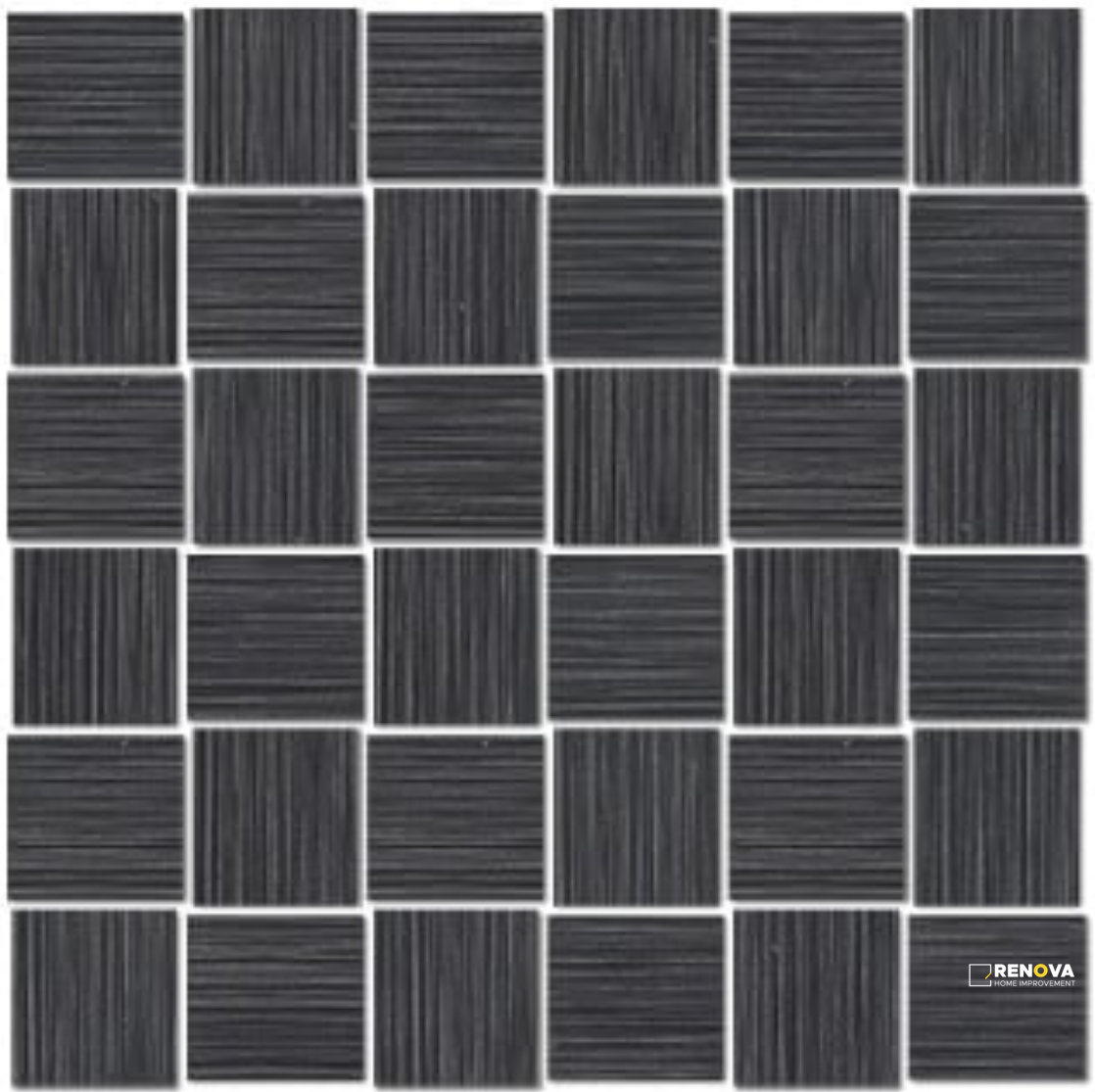 GRASSCLOTH 2.0 MATTE BASKETWEAVE MOSAIC 2X2 - 12X12