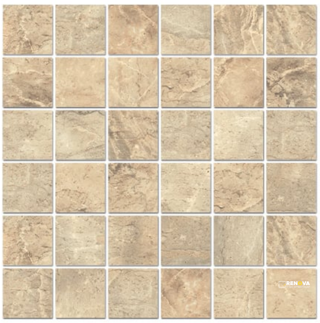 STRUCTURED ROCKS MATTE MOSAIC 2X2 - 12X12 - 4