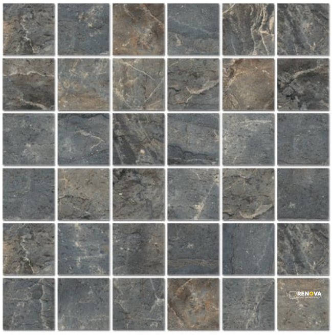 STRUCTURED ROCKS MATTE MOSAIC 2X2 - 12X12 - 6