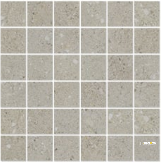 URBAN CONCRETE MATTE STACKED MOSAIC 2X2 - 12X12 - 4