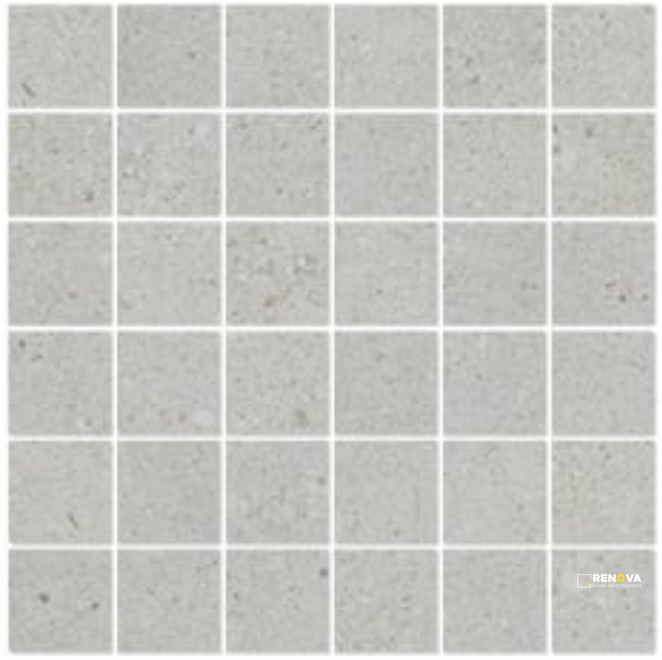 URBAN CONCRETE MATTE STACKED MOSAIC 2X2 - 12X12 - 7