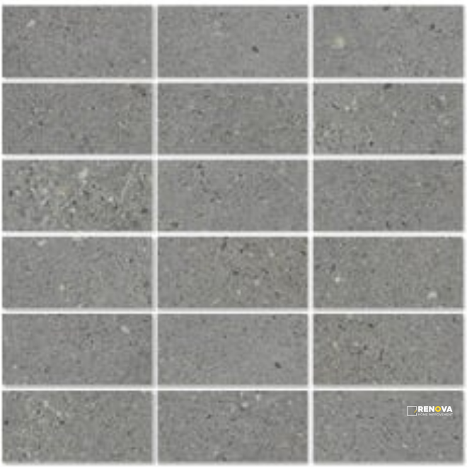 URBAN CONCRETE MATTE STACKED MOSAIC 2X4 - 12X12 - 5