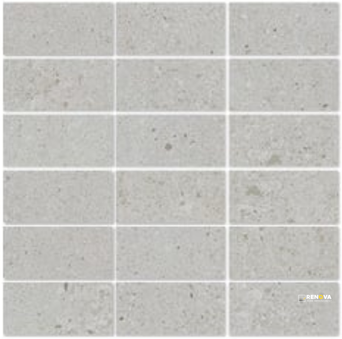 URBAN CONCRETE MATTE STACKED MOSAIC 2X4 - 12X12 - 7
