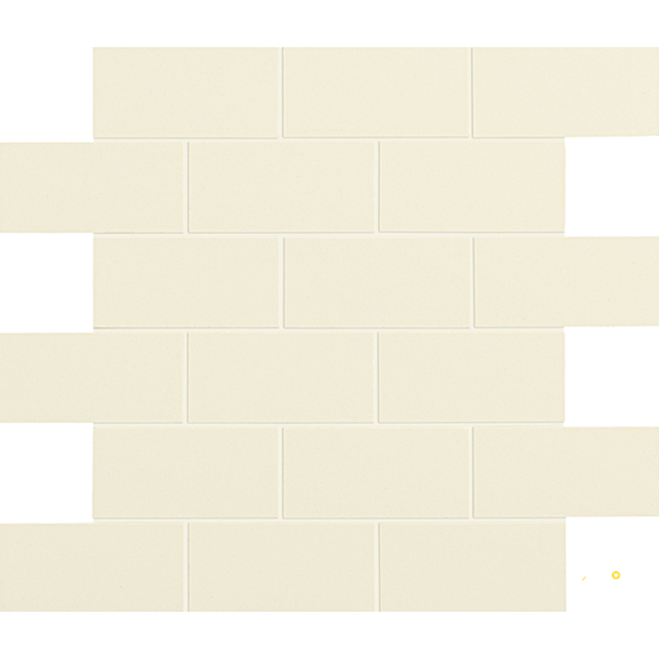 CROSSVILLE RETRO ACTIVE 2.0 EMPRESS WHITE 2X4 MOSAIC UNPOLISHED .97 SF/SHT - 4