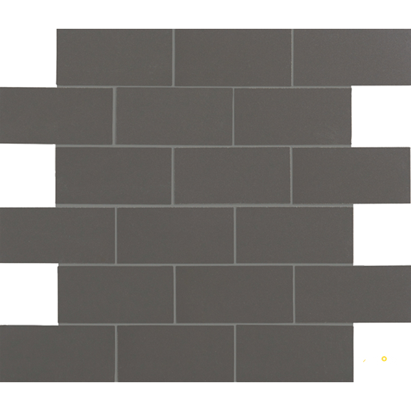 CROSSVILLE RETRO ACTIVE 2.0 LEADEN 2X4 MOSAIC UNPOLISHED .97 SF/SHT - 2