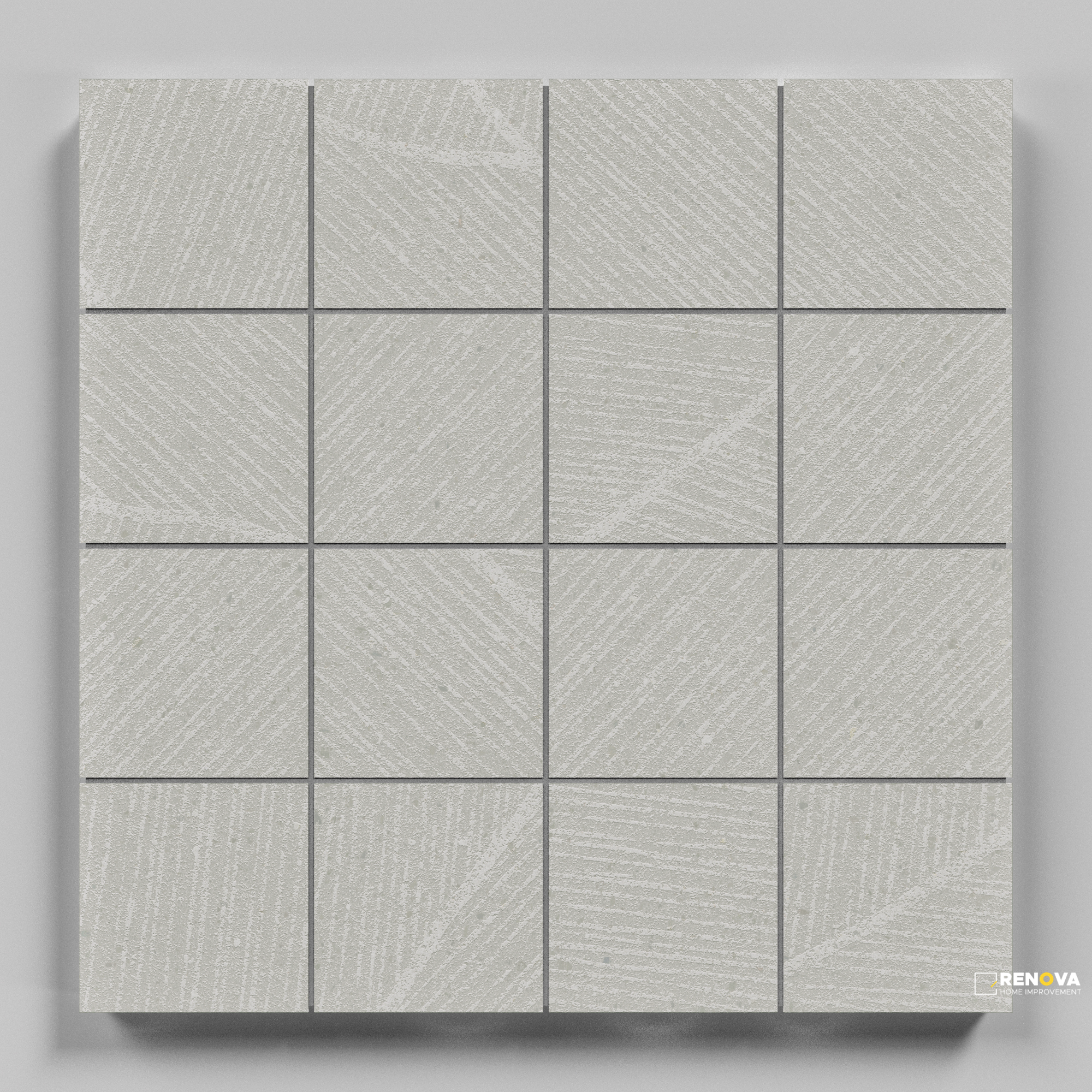 CROSSVILLE SAND GARDEN CONTEMPLATIVE CREAM 3X3 MOSAIC UNPOLISHED .98 SF/SHT - 2