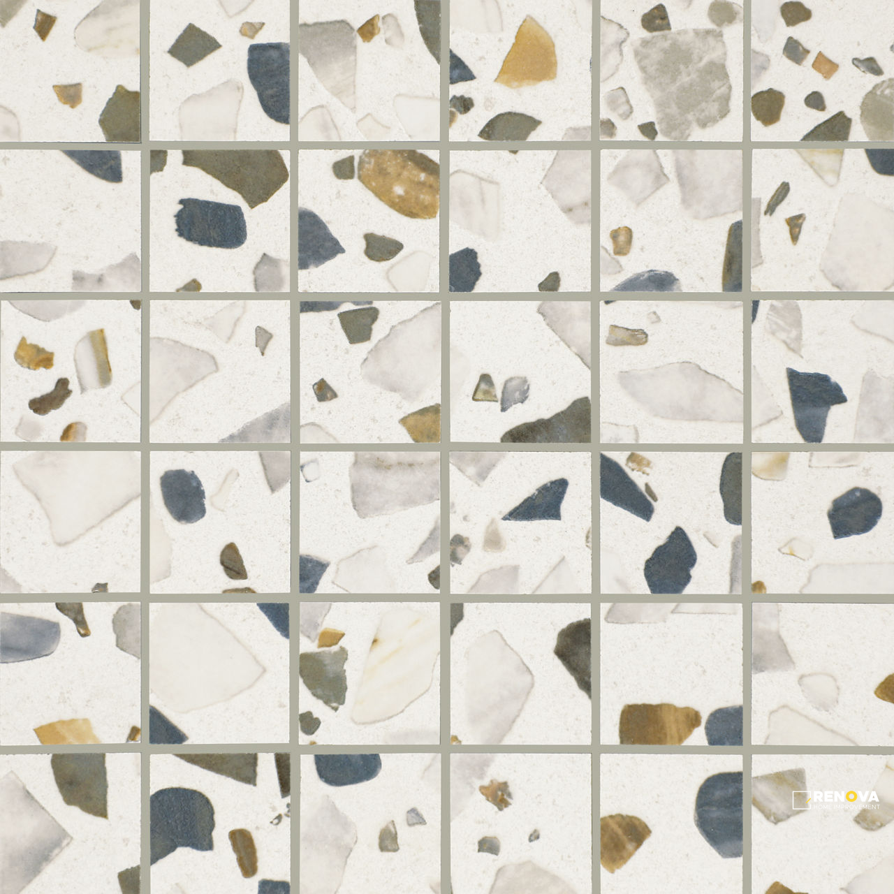 CURATION MATTE STRAIGHT JOINT MOSAIC 2X2 ON 12X12 - 3
