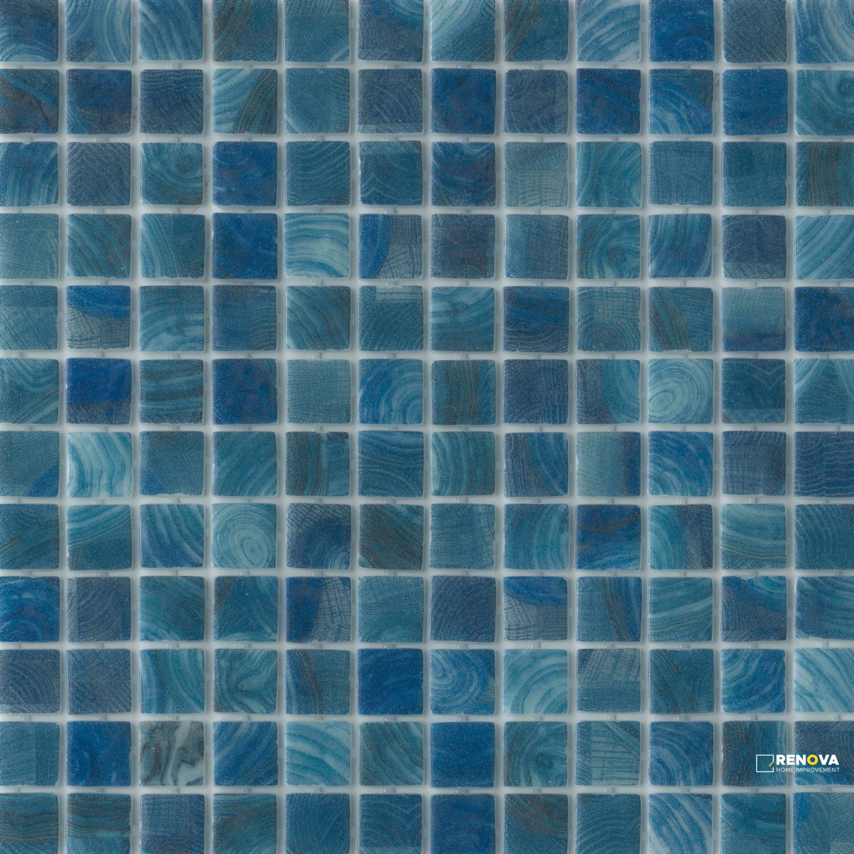 WATERLACE GLOSSY 1X1 MOSAIC 12X18 - 10