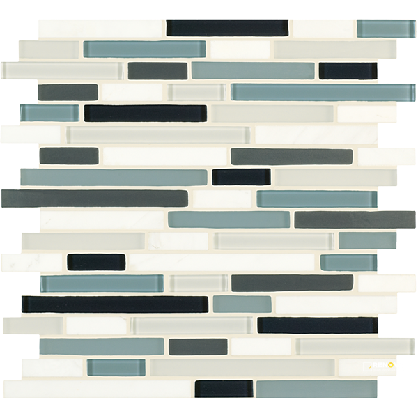 CROSSVILLE EBB AND FLOW WIND AND RAIN MIXED LINEAR MOSAIC 1 SF/SHT - 3
