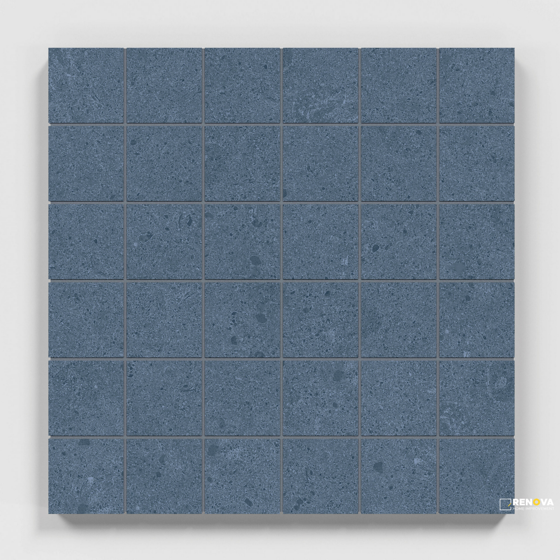 CROSSVILLE ARGENT 2.0 MEMPHIS BLUES 2X2 MOSAIC UNPOLISHED .98 SF/SHT - 2