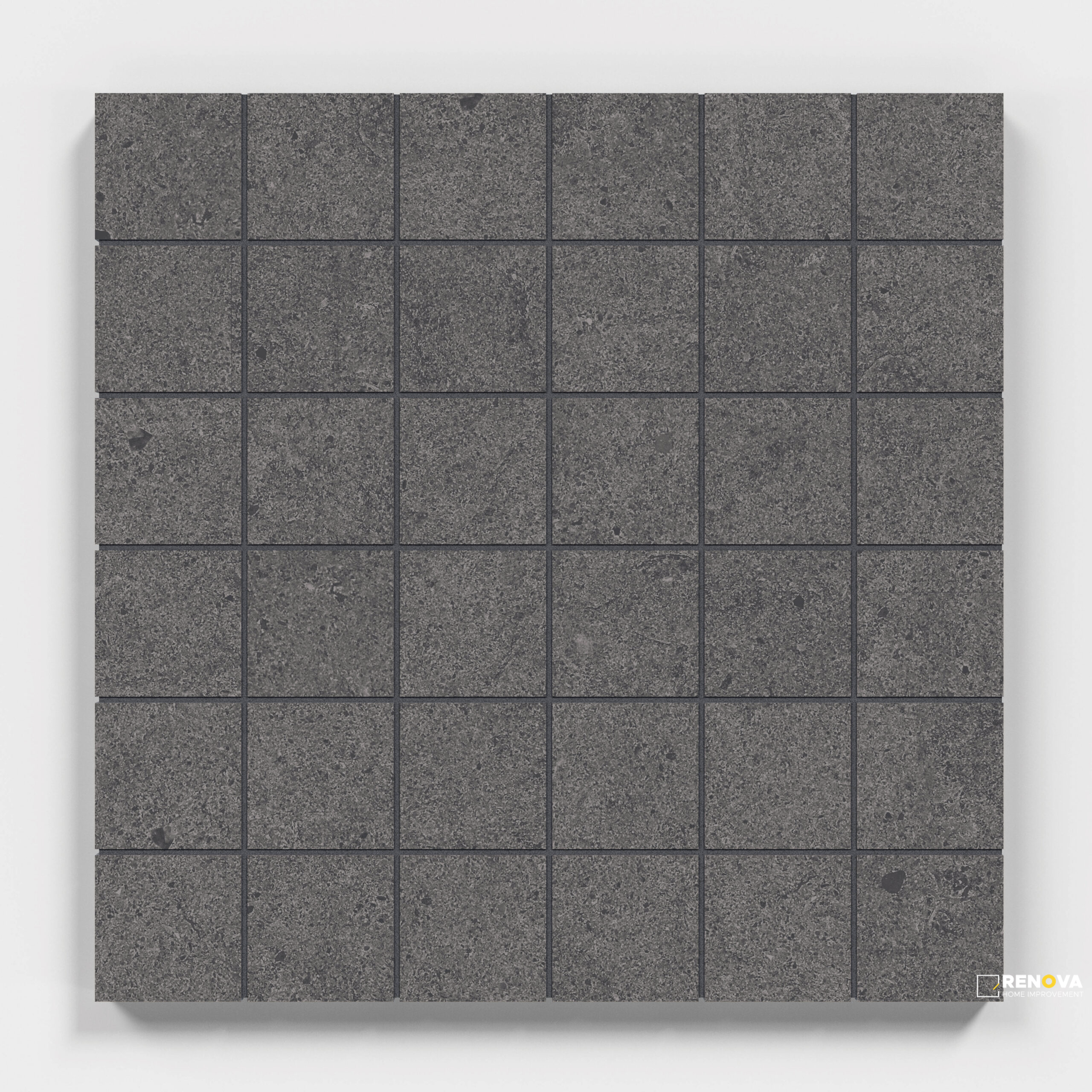 CROSSVILLE ARGENT 2.0 ON THE ROCKS 2X2 MOSAIC UNPOLISHED .98 SF/SHT - 2
