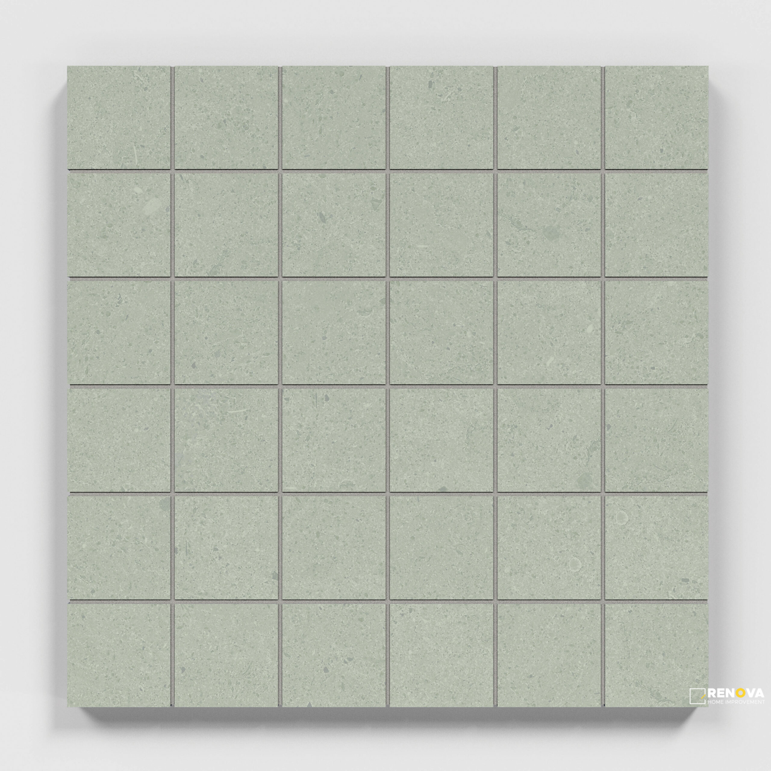 CROSSVILLE ARGENT 2.0 SILVER SAGE 2X2 MOSAIC UNPOLISHED .98 SF/SHT - 2